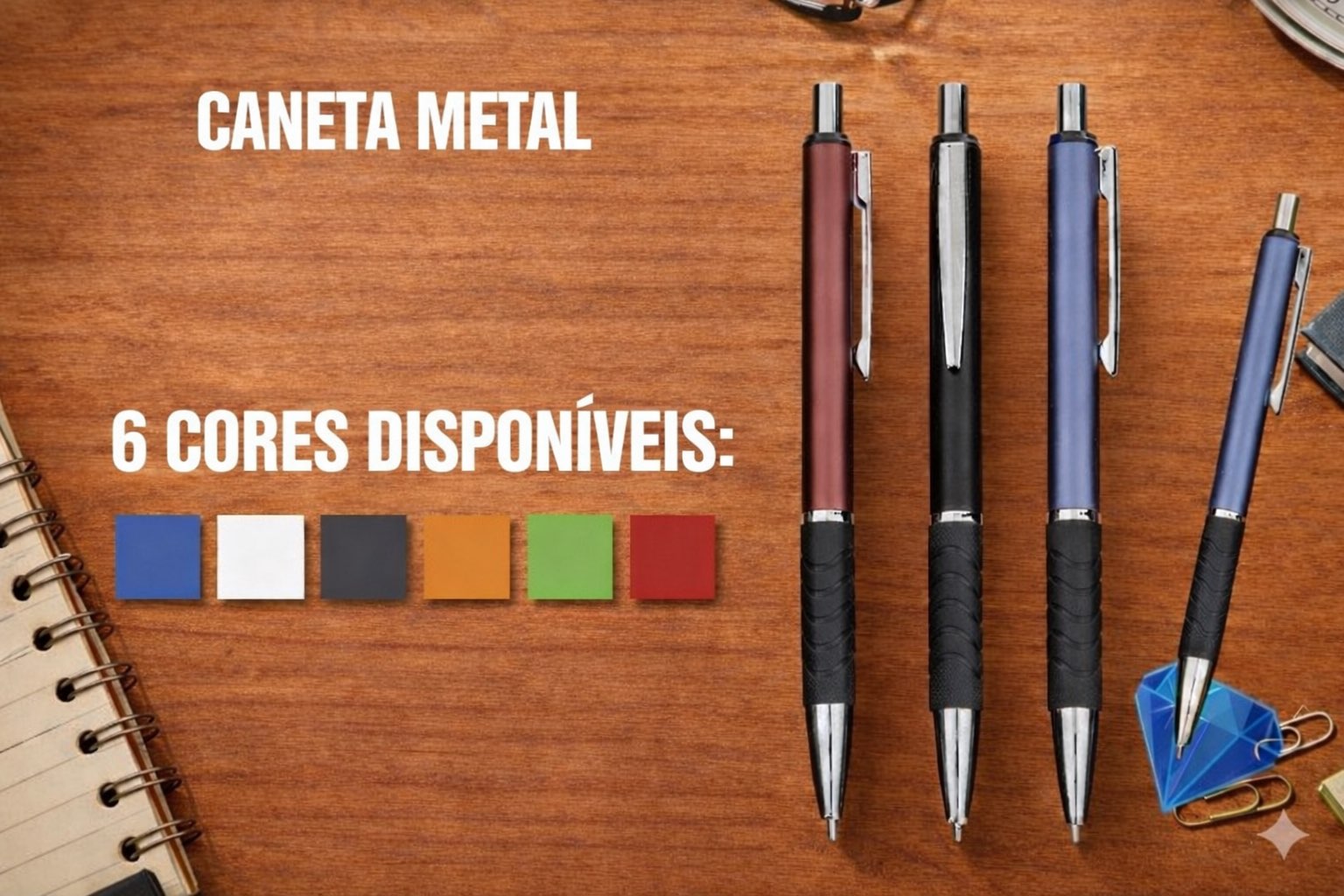 Canetas de Metal