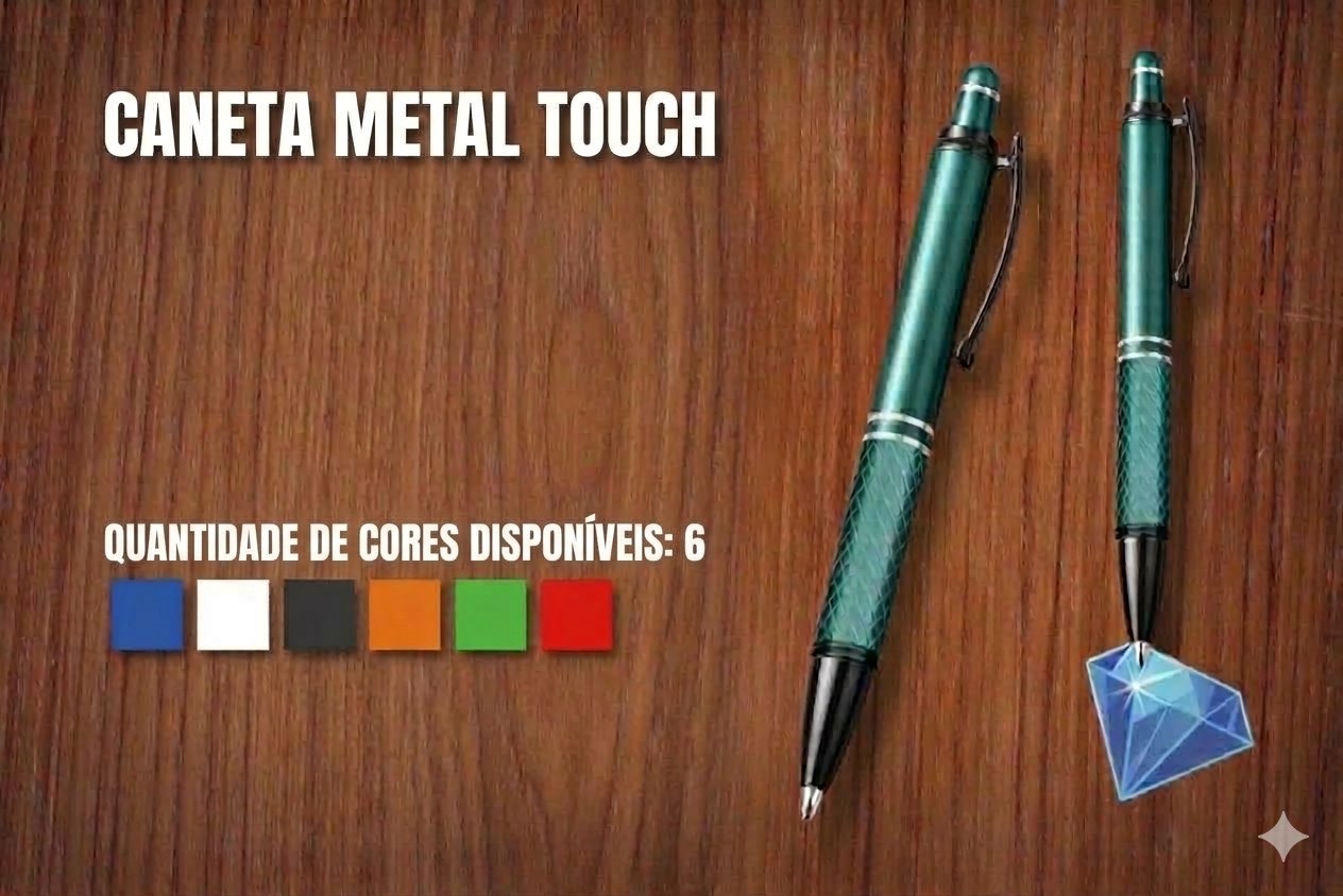 Canetas de Metal unficado com a cor da coroa